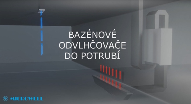 Bazénové odvlhcovace do potrubí