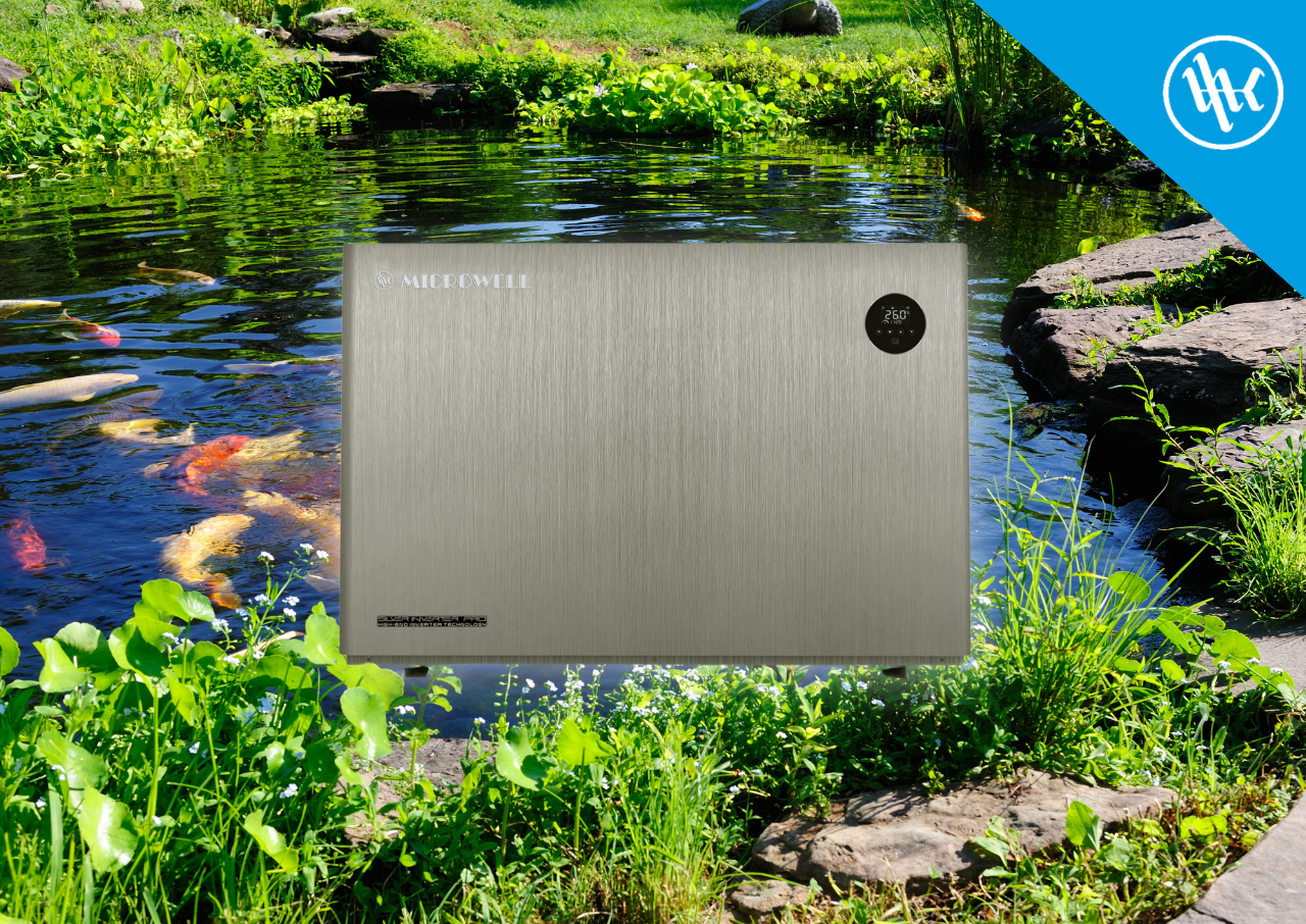 Efektívne vykurovanie rybích chovov tepelným čerpadlom Microwell HP Silver Inverter Pro FischHeat | Blog - Microwell