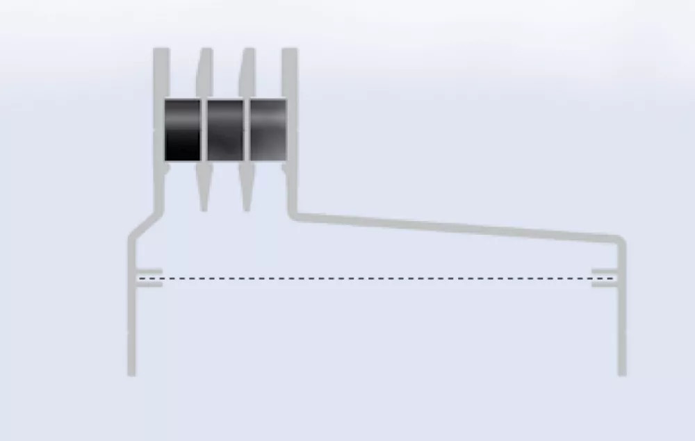 Floor Grills Asymetric | Štrbinové výustky - Microwell