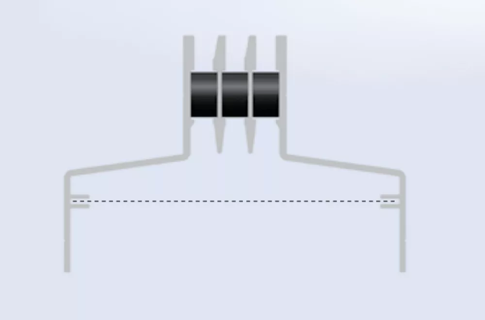 Floor Grills Symetric | Štrbinové výustky - Microwell